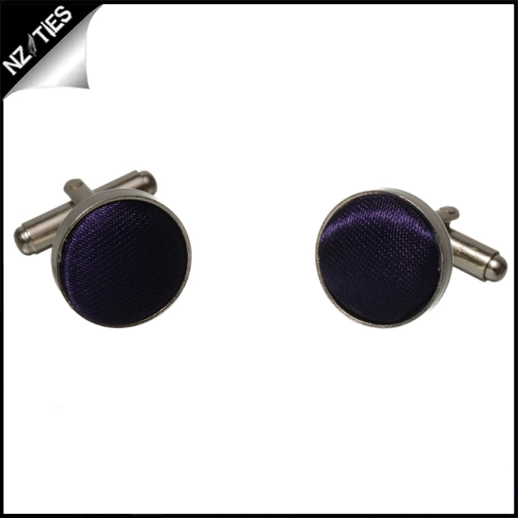 Mens Dark Purple Cufflinks