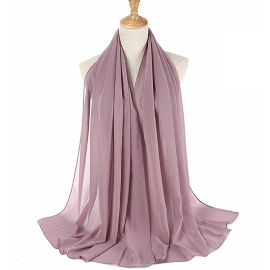 Mushroom Pink Bubble Chiffon Scarf