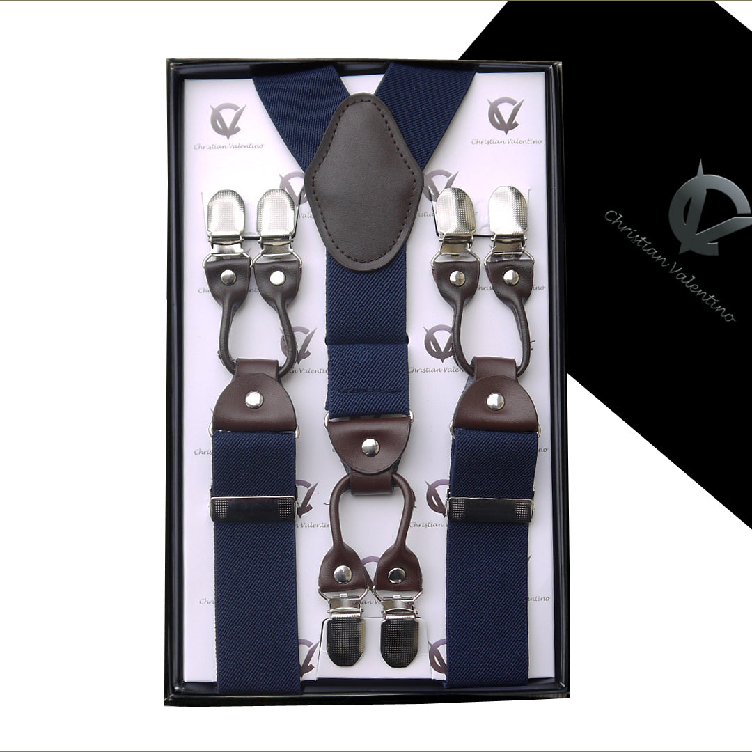 Midnight Blue Leather Attachment 3.5 Braces