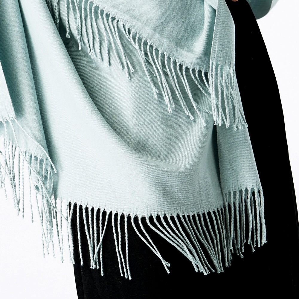 Duck Egg Blue Ladies High Quality Pashmina Scarf