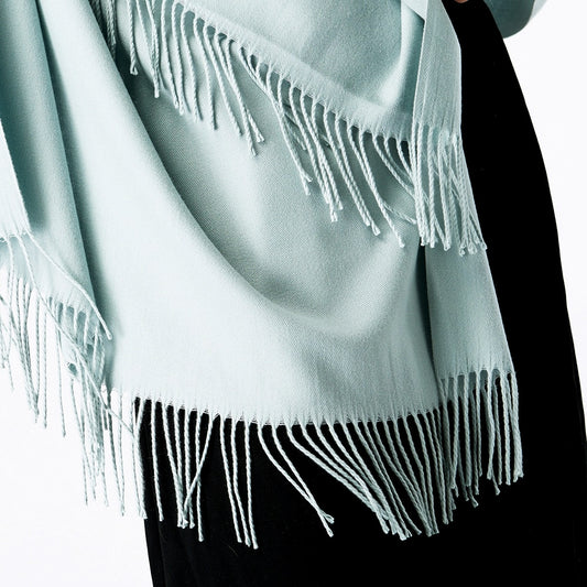 Duck Egg Blue Ladies High Quality Pashmina Scarf