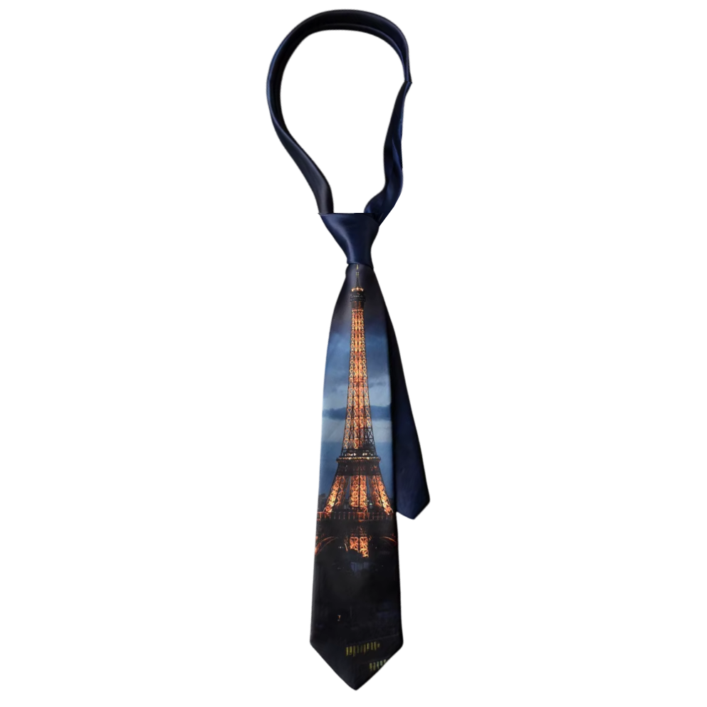 Eiffel Tower Slim Tie