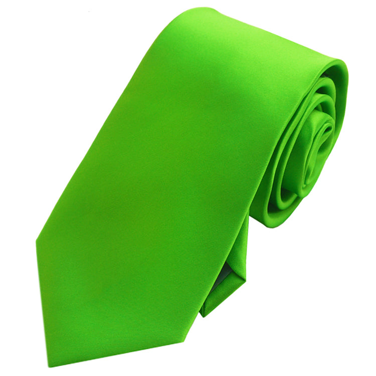 Mens Apple Kelly Green Tie