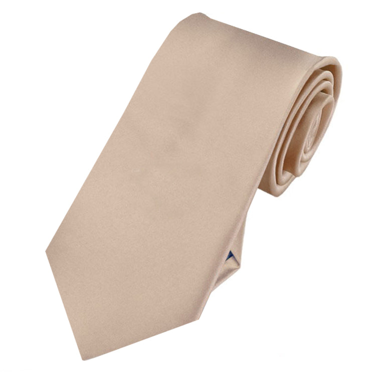 Beige Slim Men's Tie NZ