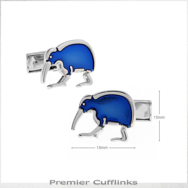 BLUE KIWI CUFFLINKS