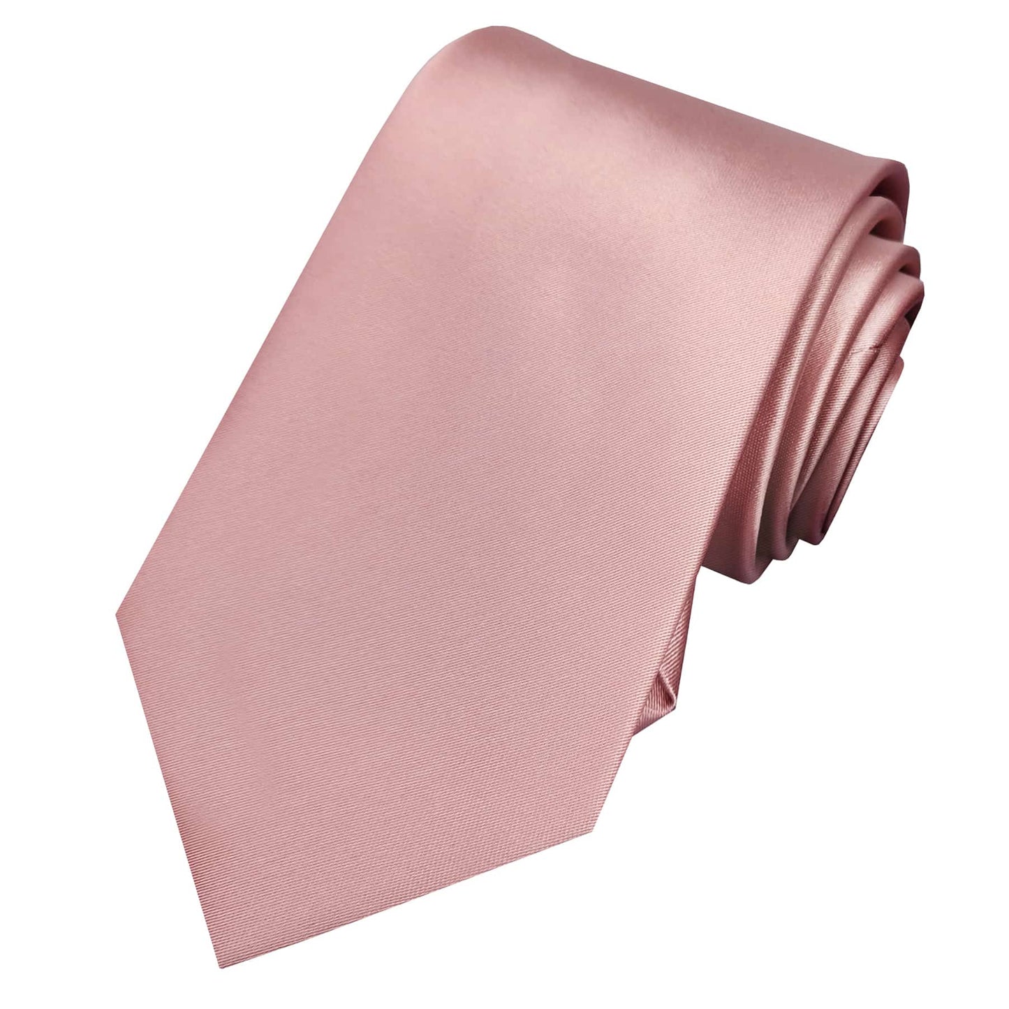 Mens Blush Dusky Pink Rose Tie
