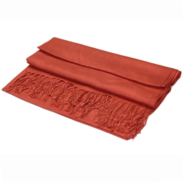Burnt Orange Ladies Pashmina Scarf