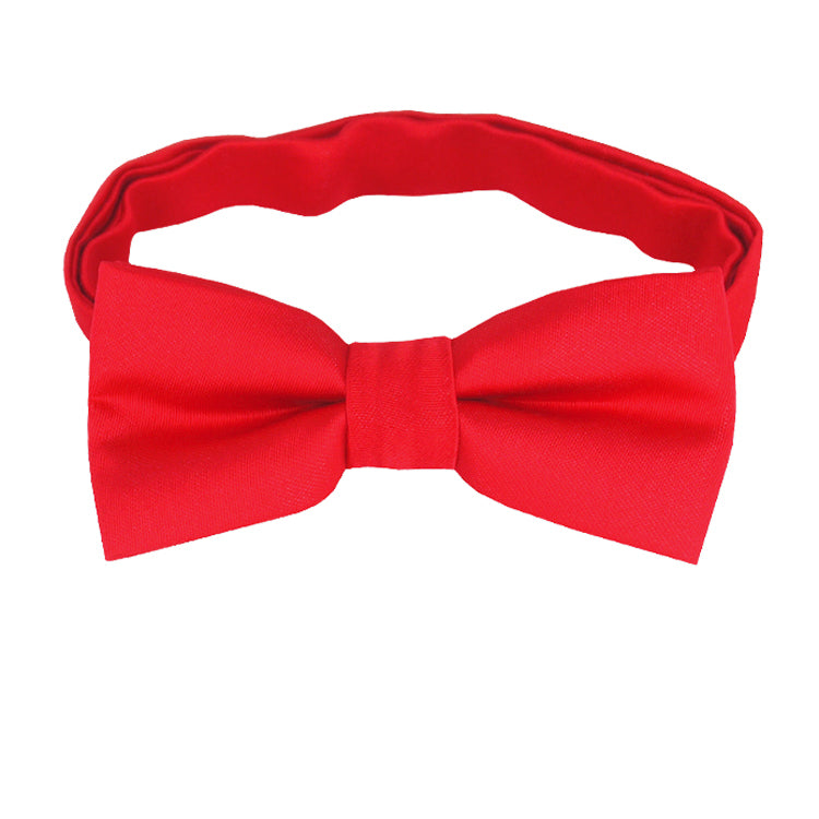Cherry Red Boys Bow Tie
