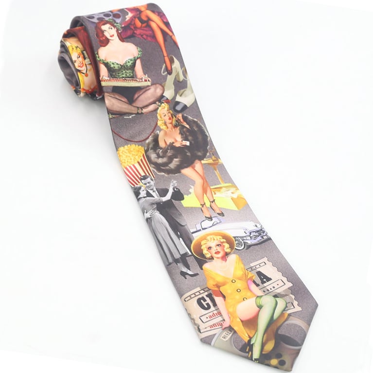 Classic Movie Symbols Tie
