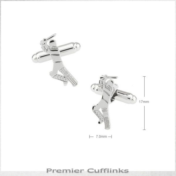 CRICKET BATSMAN CUFFLINKS