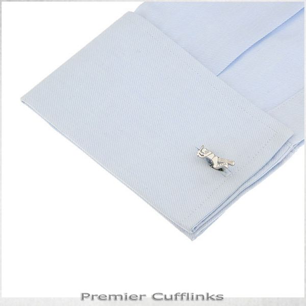 CRICKET BATSMAN CUFFLINKS