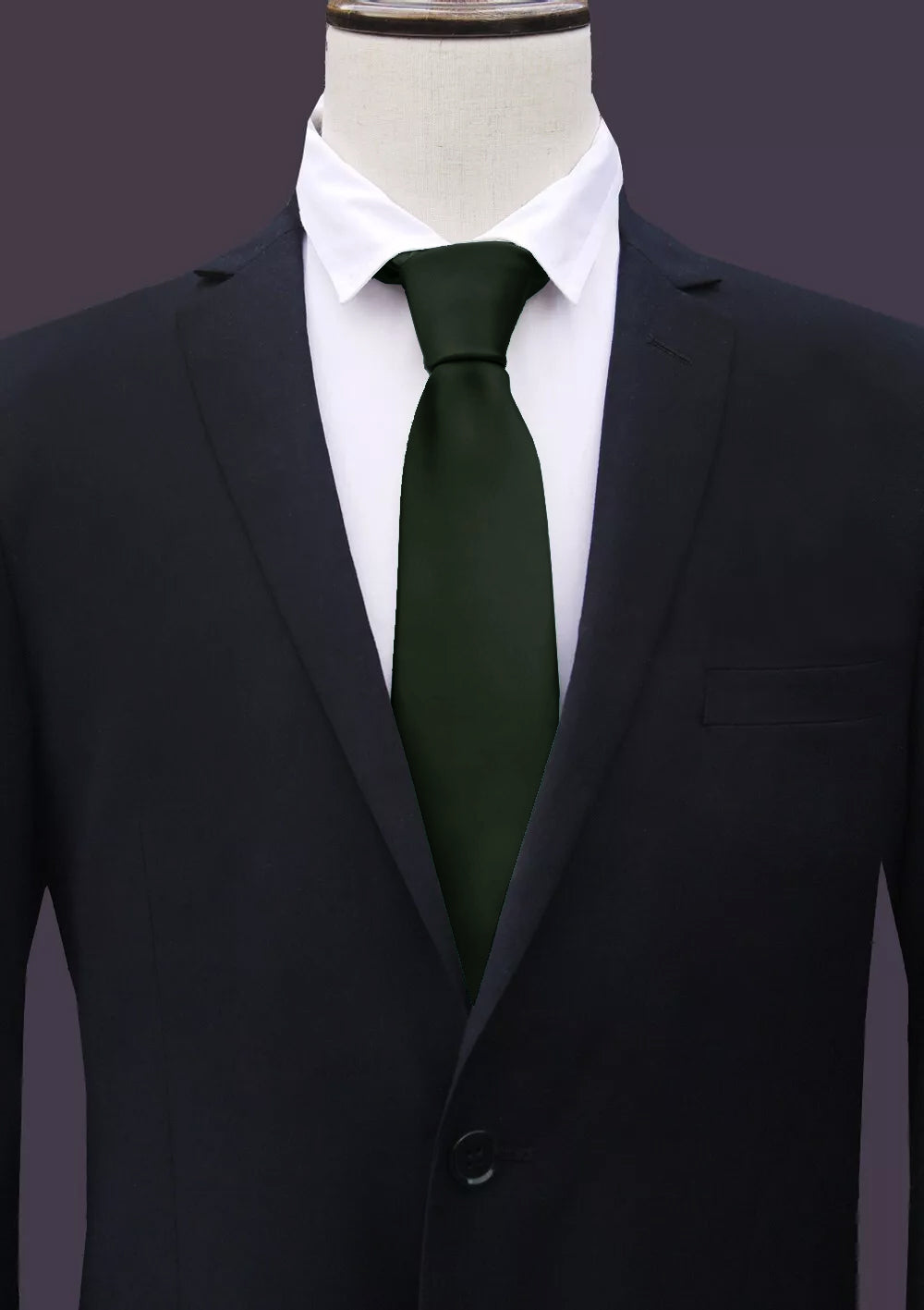 Men's Dark Olive Tie