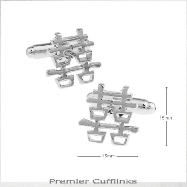 DOUBLE HAPPINESS CUFFLINKS