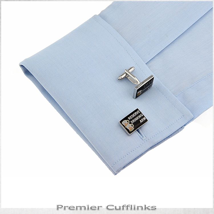 DRINKING ARM CUFFLINKS