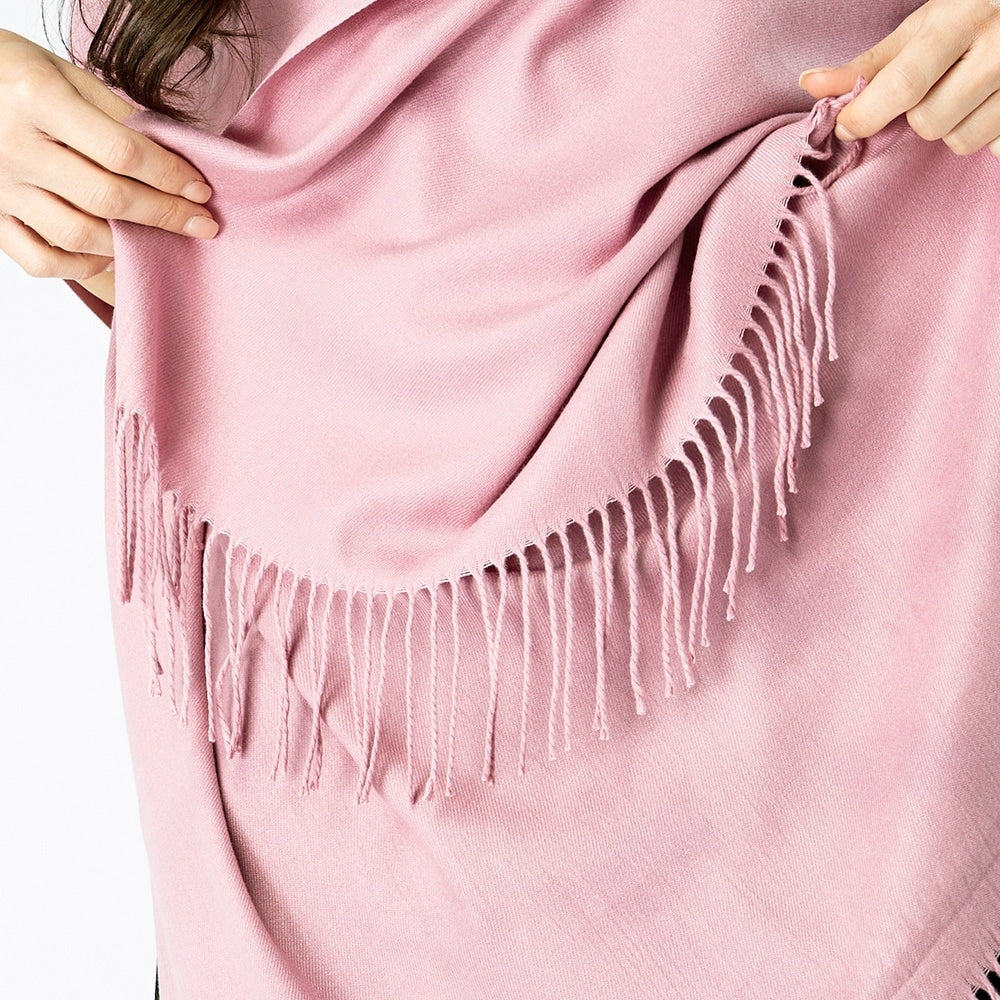 Dusky Pink Ladies High Quality Pashmina Scarf