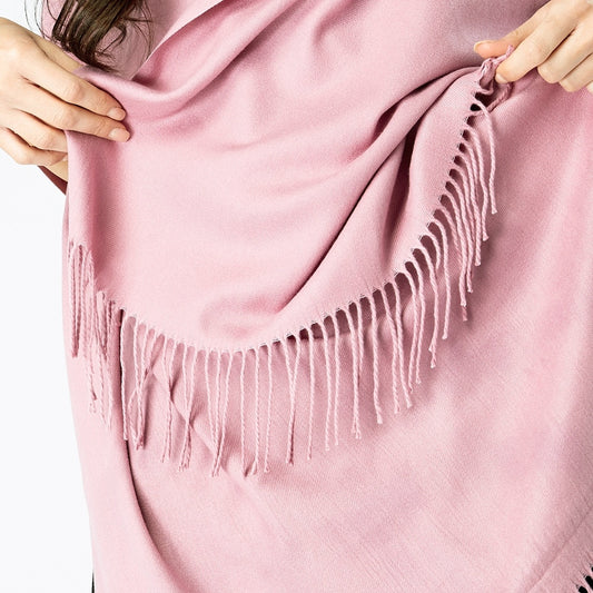 Dusky Pink Ladies High Quality Pashmina Scarf