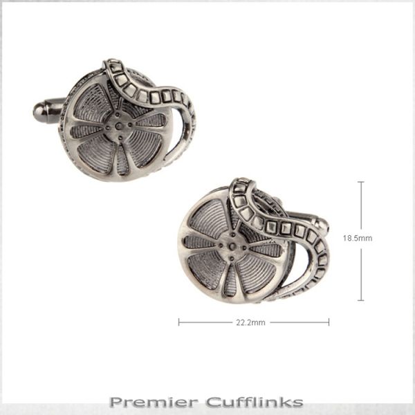 Film Reel Cufflinks