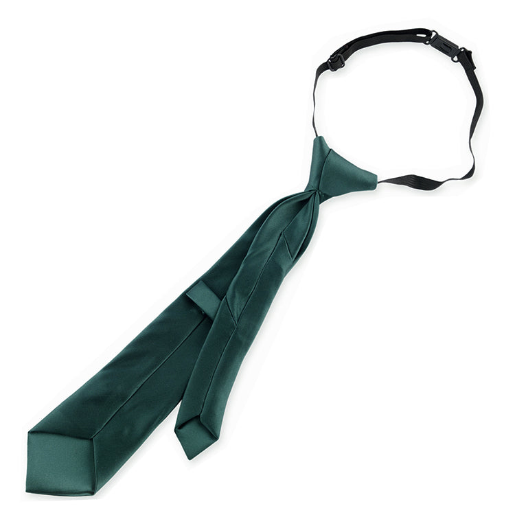 Forest Green Junior Boys Elasticated Tie