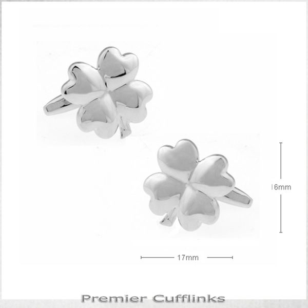 FOUR LEAF CLOVER CUFFLINKS