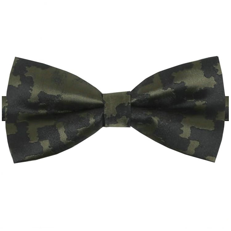 Green Camouflage Bow Tie