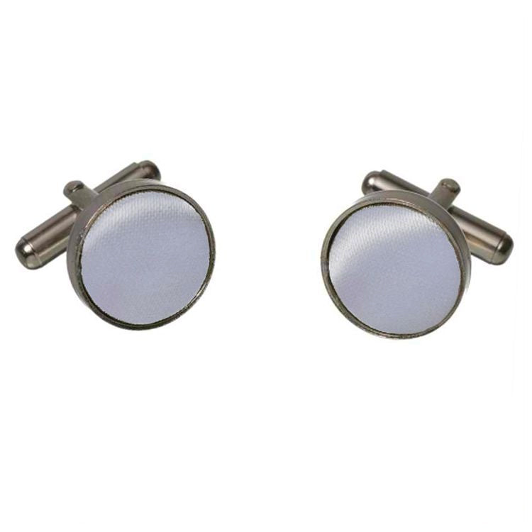 Mid Silver Cufflinks