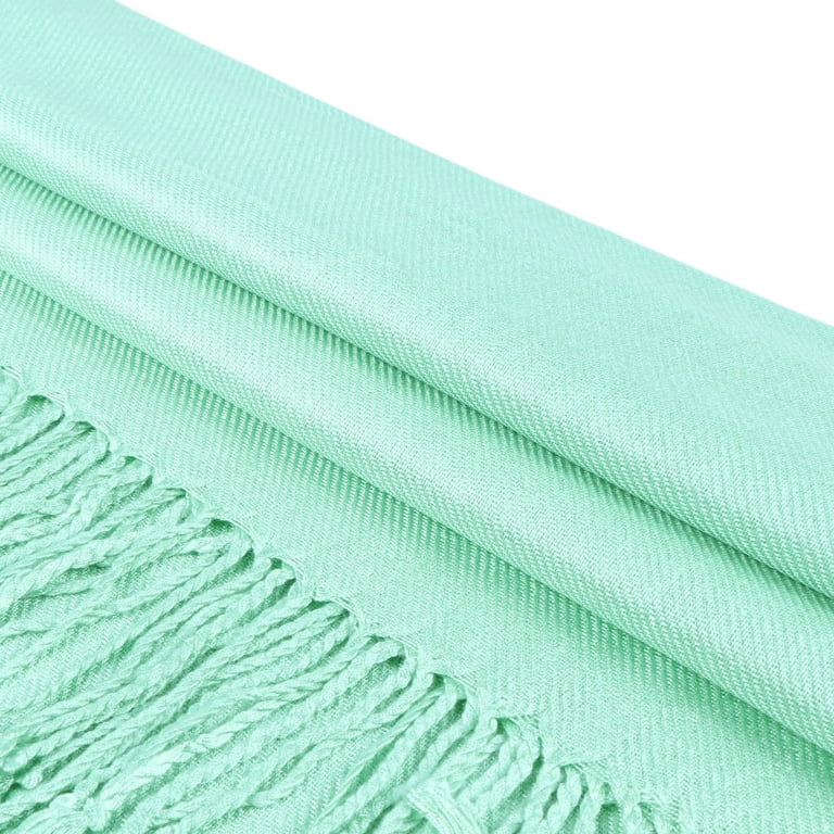 Mint Green Ladies High Quality Pashmina Scarf