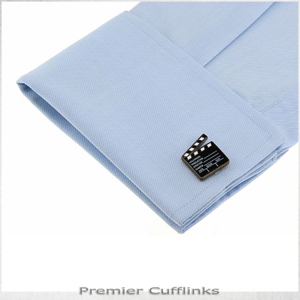 MOVIE CLAPPERBOARD CUFFLINKS