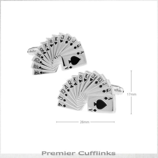 PLAYING CARDS CUFFLINKS