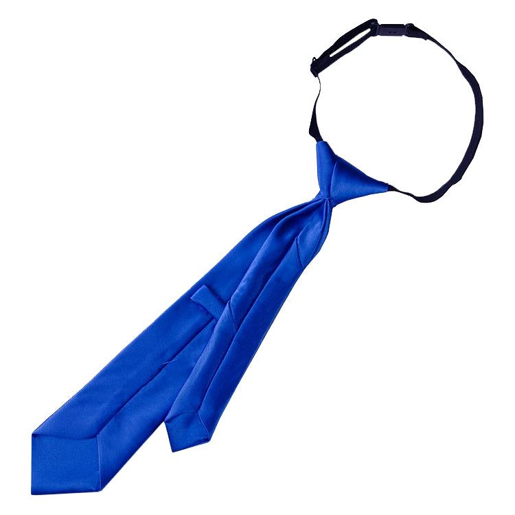 Royal Blue Junior Boys Elasticated Tie