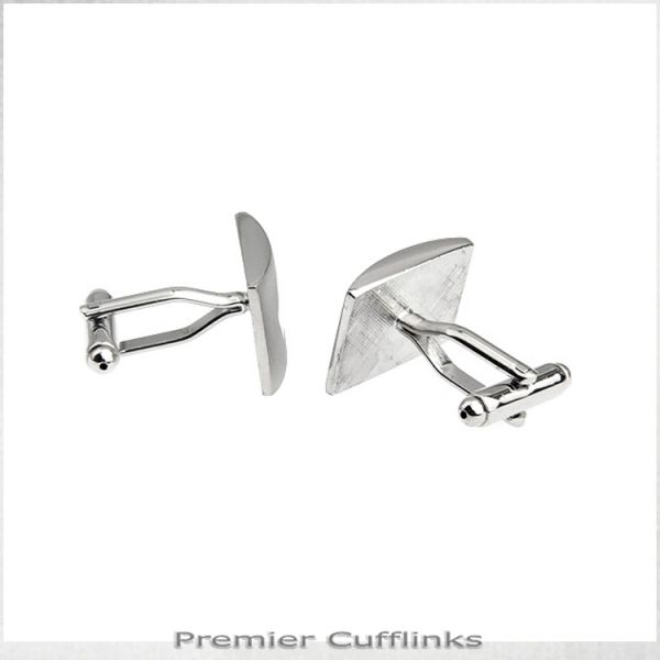 SILVER AUSTRALIA INSET CUFFLINKS