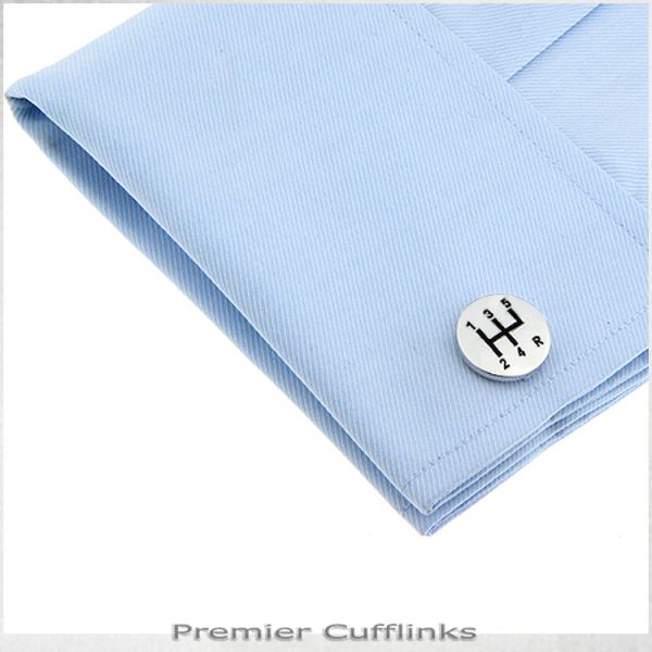 SILVER SPORTS GEAR CUFFLINKS