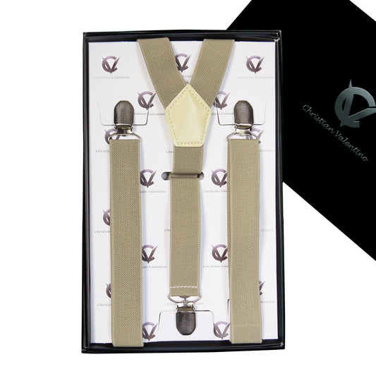 Khaki Y2.5cm Men's Extra Large Braces