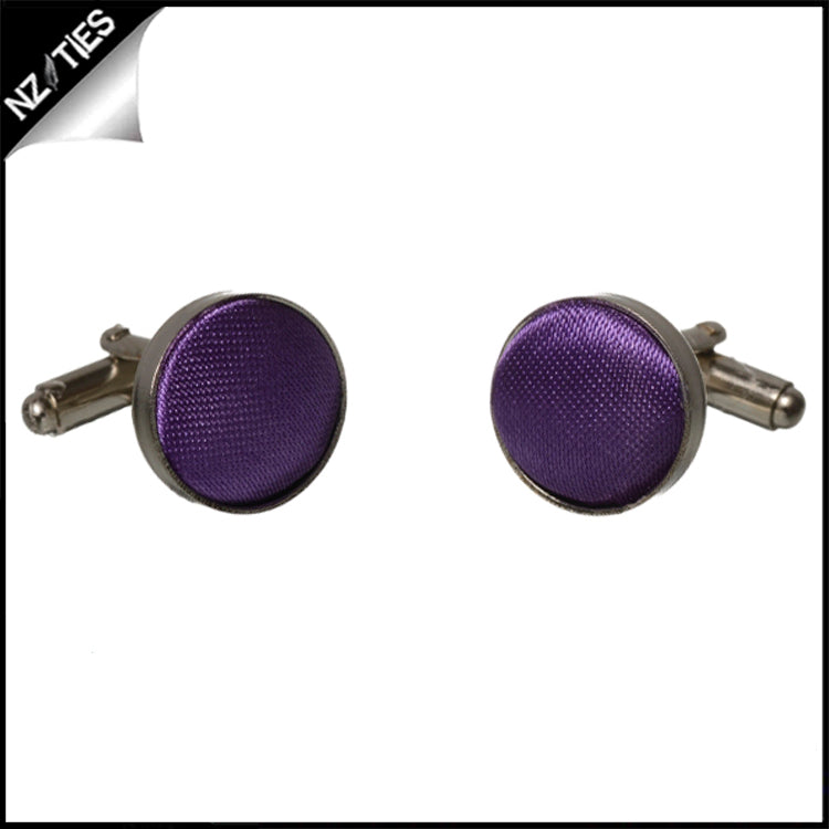 Mens Violet Purple Cufflinks
