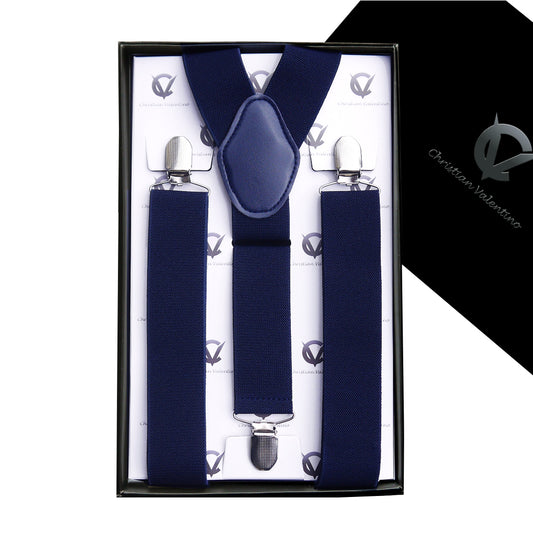 Midnight Blue Y3.5cm Men's Braces Suspenders