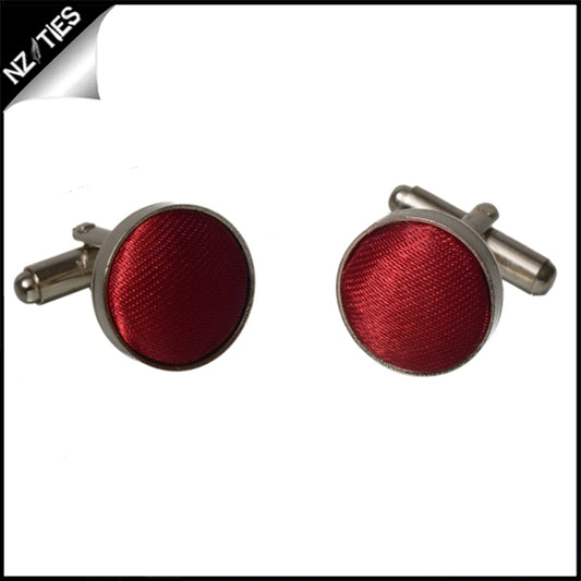 Mens Scarlet Red Cufflinks