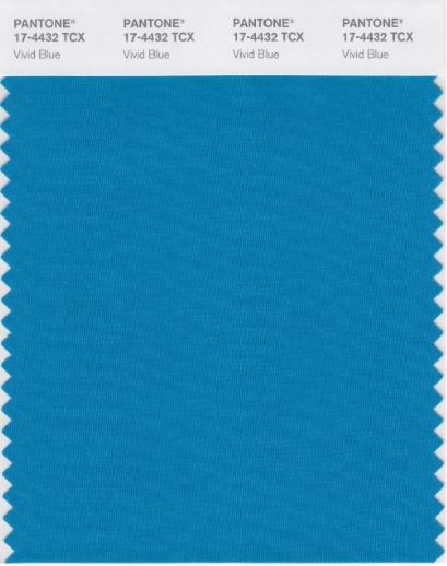 Vivid Blue Bubble Chiffon Scarf