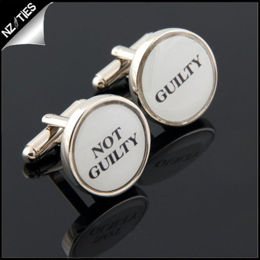 Mens Lawyer (Not) Guilty Cufflinks