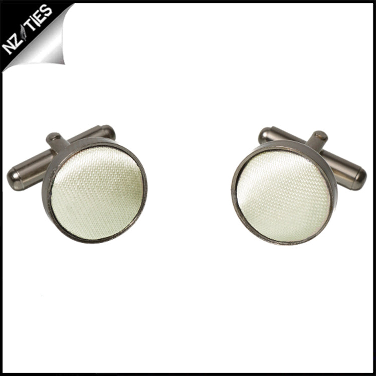 Mens Ivory Champagne Cufflinks