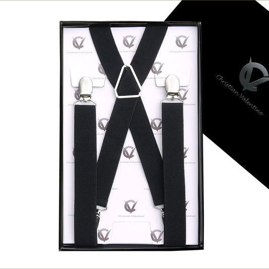 Black X2.5cm Men's Extra Large Braces