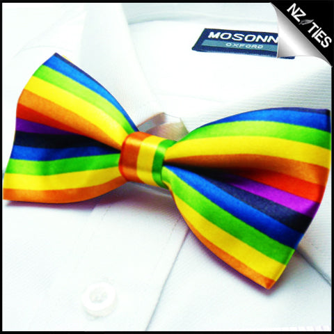 Boys Rainbow Multi-Coloured Bow Tie