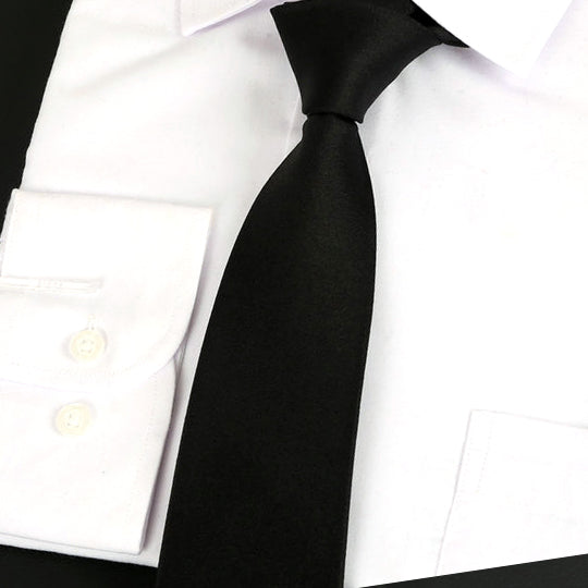 Black Silk Tie 2