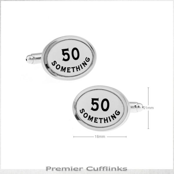 50 SOMETHING CUFFLINKS
