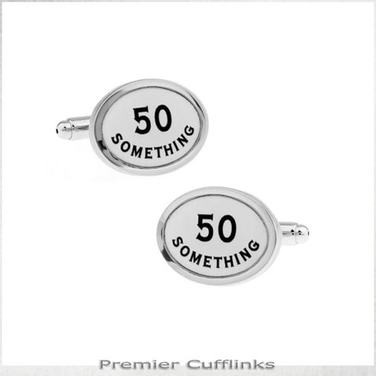 50 SOMETHING CUFFLINKS