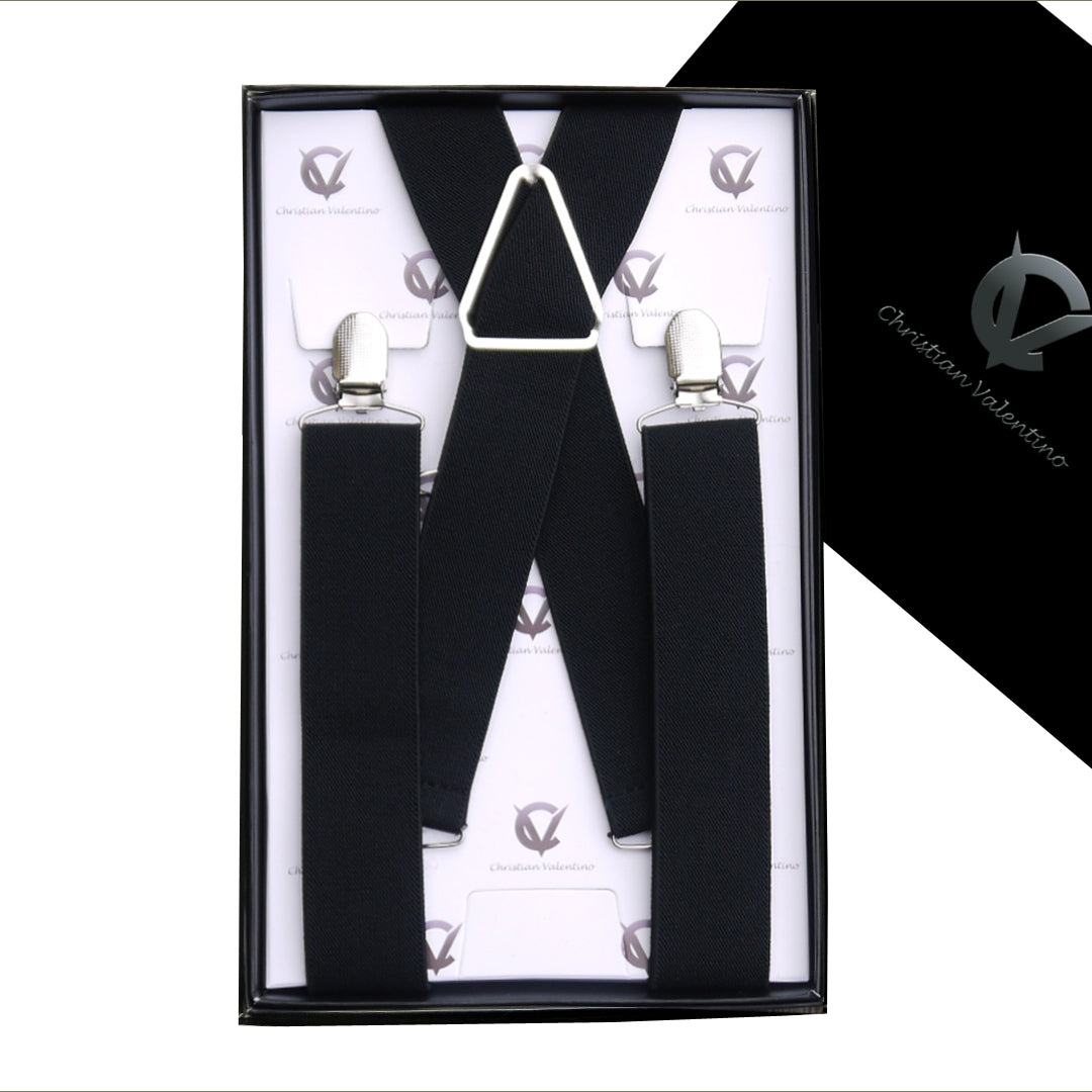 Black X3.5cm Men's Extra Large Braces
