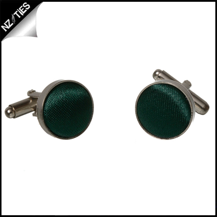 Mens Forest Green Cufflinks