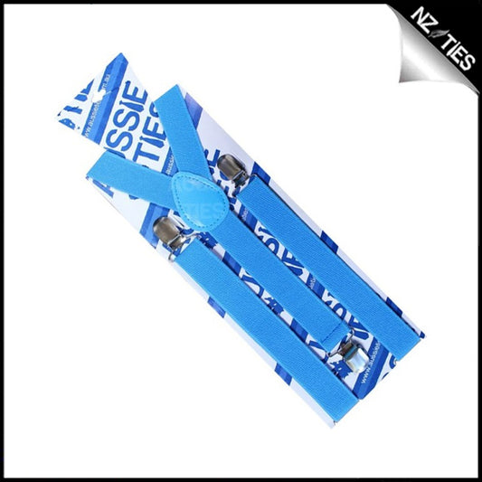 Cobalt Blue Boys Braces Suspenders
