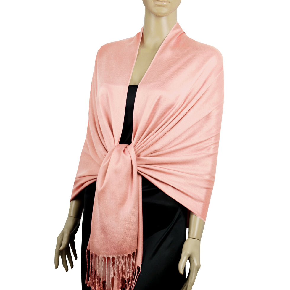 Coral Ladies High Quality Pashmina Scarf