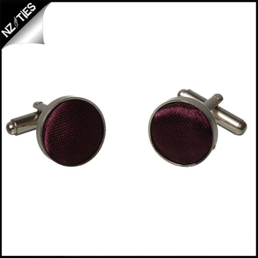 Mens Burgundy Red Cufflinks
