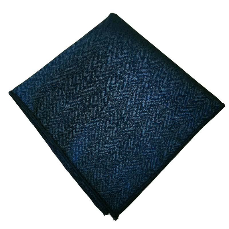 Azure Blue Texture Pocket Square