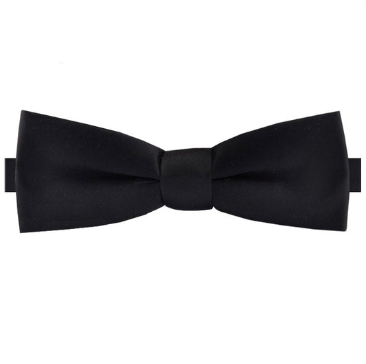 Black Slim Style Bow Tie